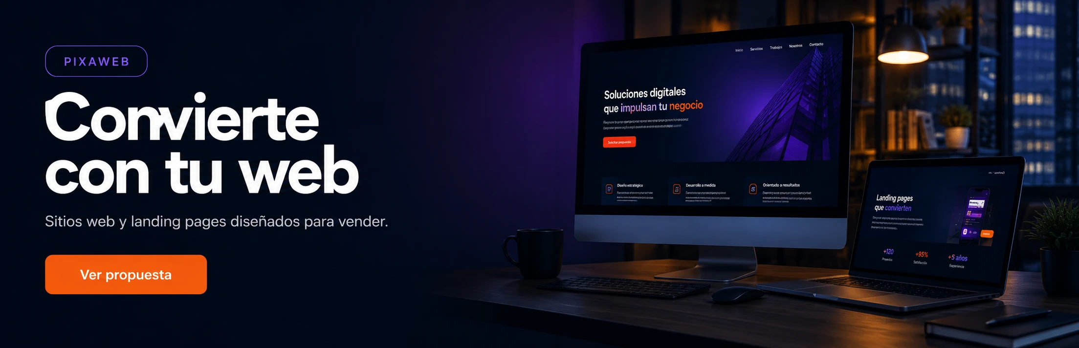 Páginas web profesionales / Landing page