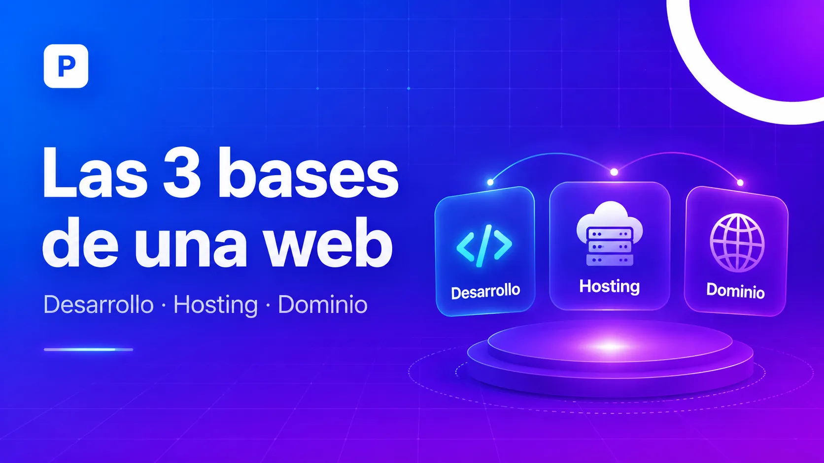 Las 3 cosas que necesitas para tener una página web
