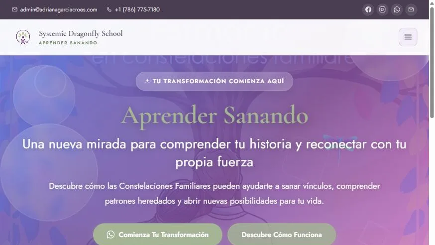 Adriana García Croes — proyecto desarrollado por PixaWeb