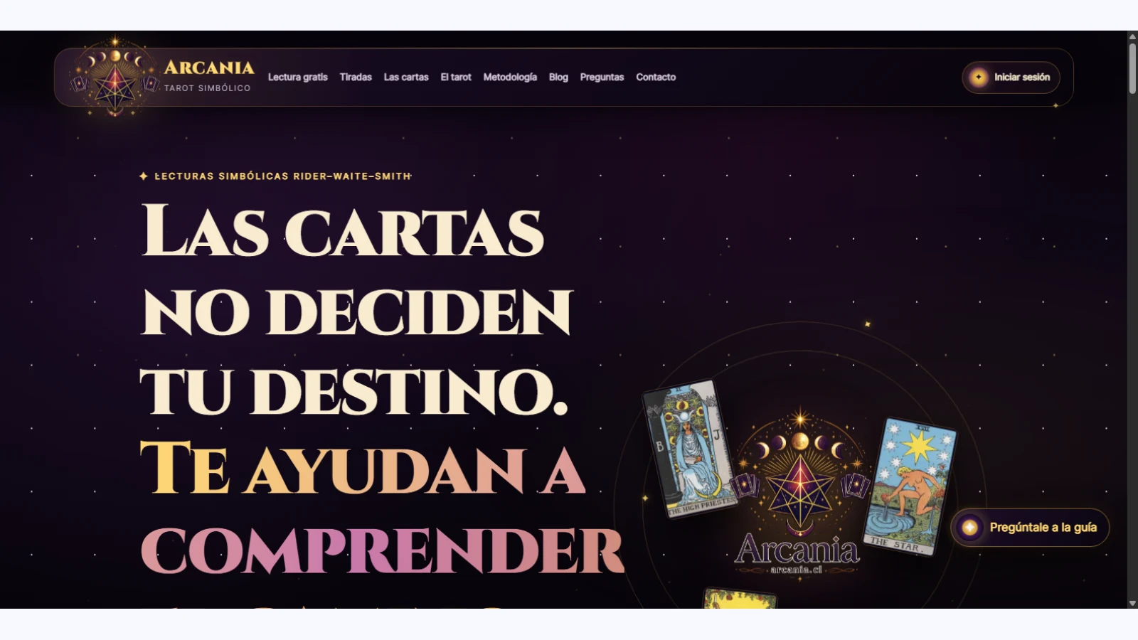 Arcania — proyecto desarrollado por PixaWeb