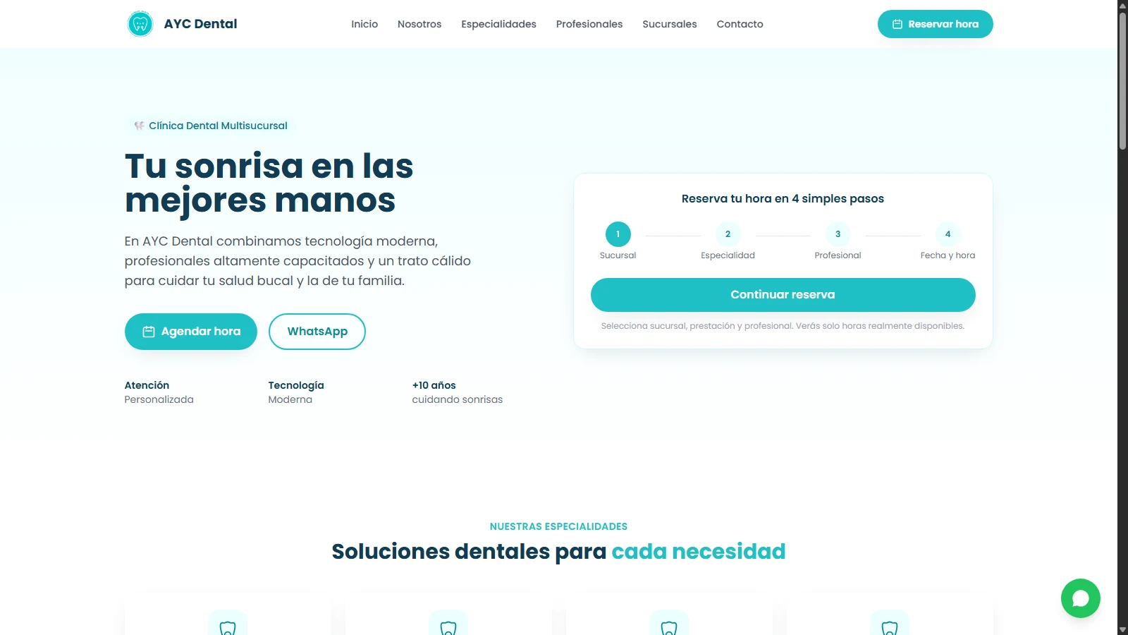 AYC Dental — proyecto desarrollado por PixaWeb
