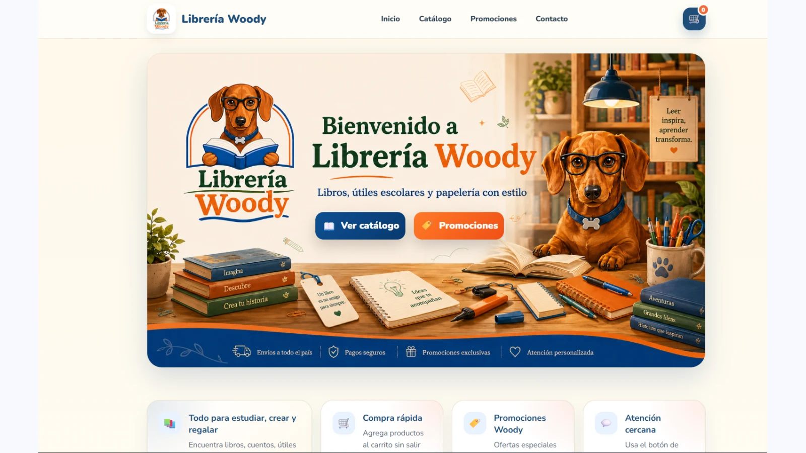Librería Woody